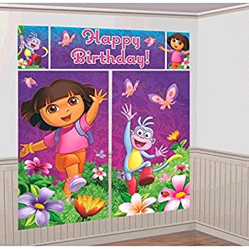 Dora The Explorer Scene Setter Wall Decorating Kit